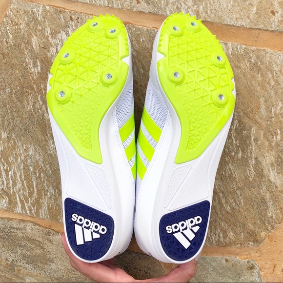 Adidas Distancestar White‎ Track Running Shoes 12 - Picture 6 of 8